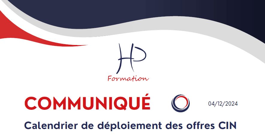 COMMUNIQUE – Formations CIN